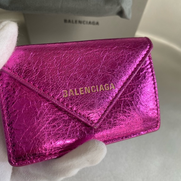 Authentic 💯 Balenciaga Metallic Papier Mini - Picture 7 of 7